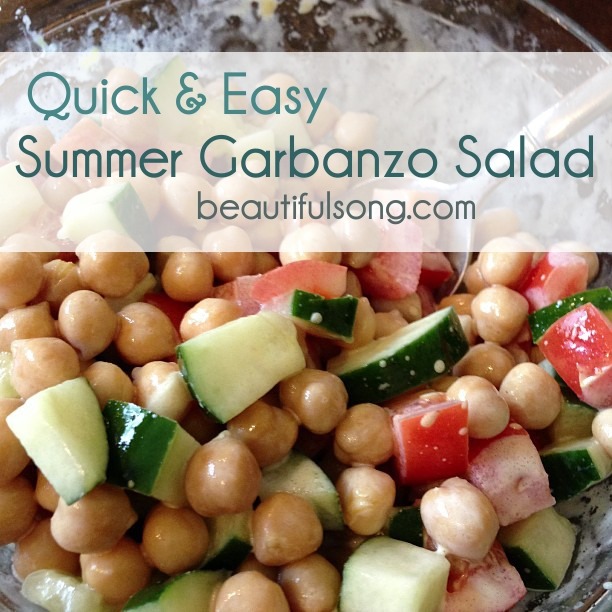 Quick & Easy: Garbanzo Salad